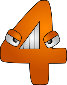 Number Lore Digit 4 Logo PNG Vector (SVG) Free Download